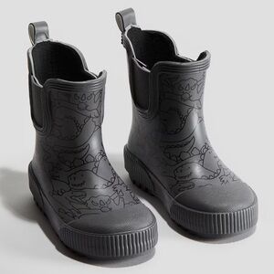 H&M Toddler Dinosaur Rubber Boots Size 8 NWOT